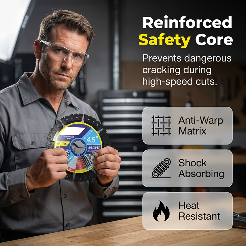 Cut Tile, Brick & Rebar Instantly! Diamond Angle Grinder Blade