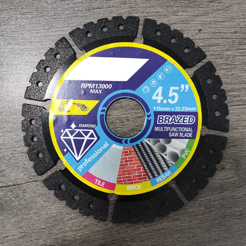 Cut Tile, Brick & Rebar Instantly! Diamond Angle Grinder Blade