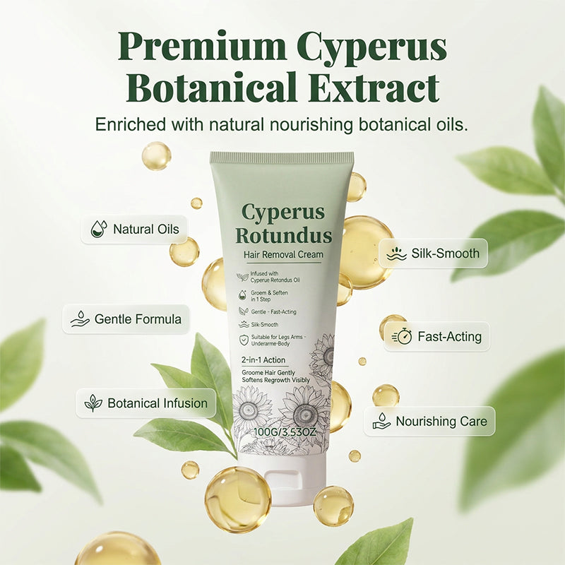 Remove Hair Gently Instantly! Pain-Free Cyperus Hair Removal Cream