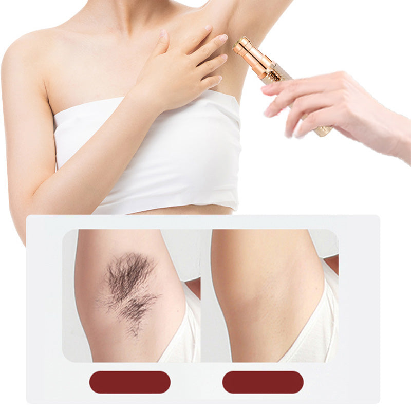 Interchangeable-Head Hair Remover – Cordless & Gentle Glide