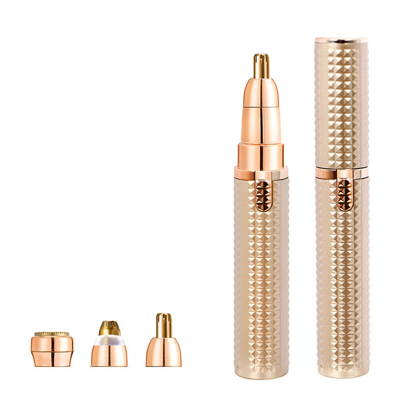 Interchangeable-Head Hair Remover – Cordless & Gentle Glide