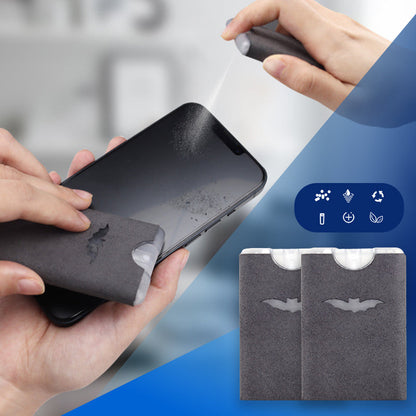 Clean Screens Instantly! 2-in-1 Spray & Microfiber Screen Cleaner