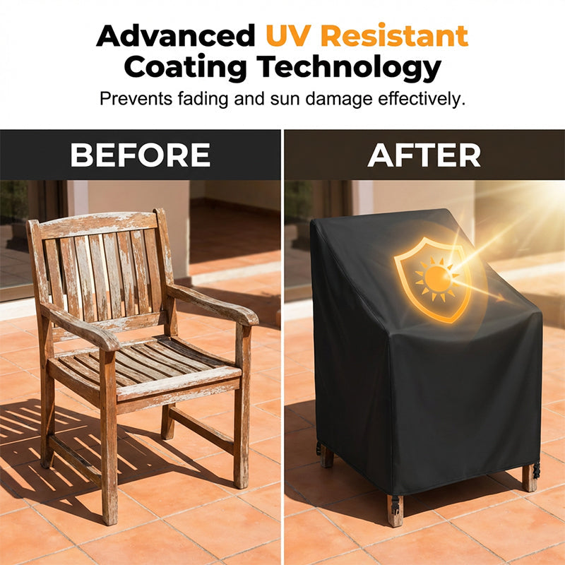 Protect Patio Furniture Instantly! Waterproof 210D Oxford Cover