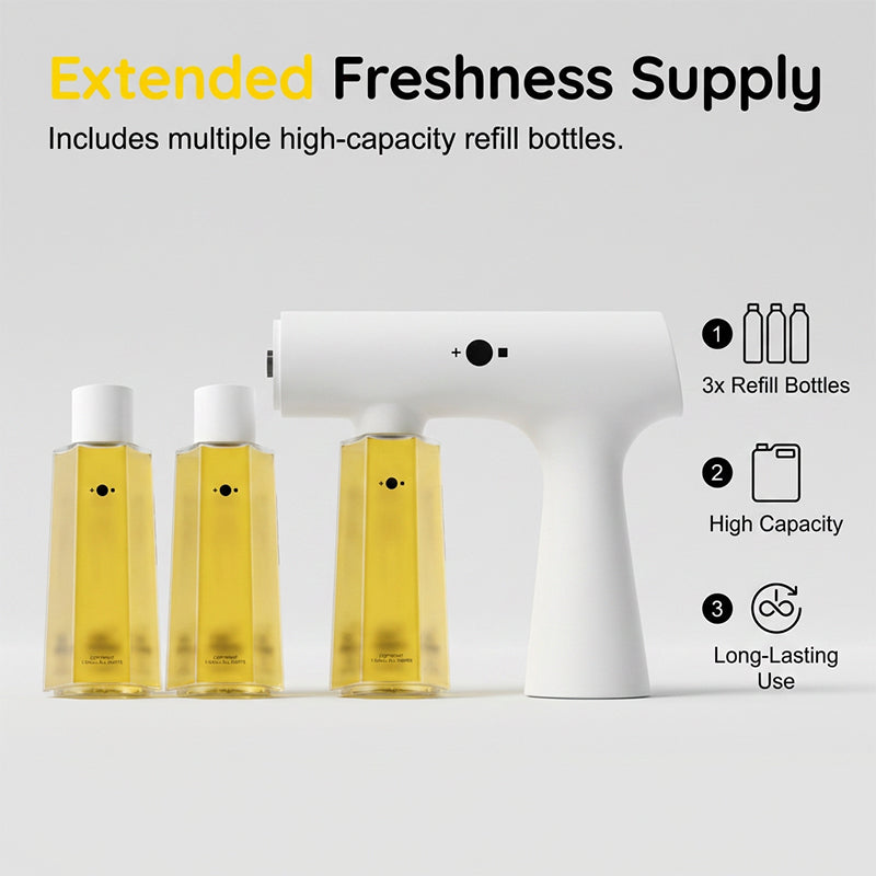 Neutralize Pet Odors Instantly! No-Mask Probiotic Spray Gun Set