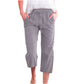 🌸 Drawstring Capris – Pockets & Breathable Comfort