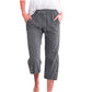 🌸 Drawstring Capris – Pockets & Breathable Comfort