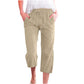 🌸 Drawstring Capris – Pockets & Breathable Comfort