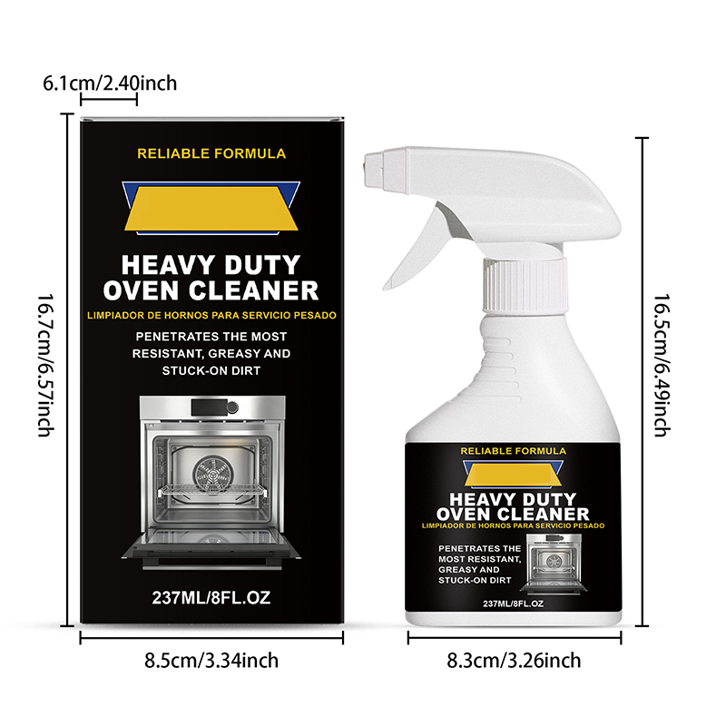 Heavy-Duty Oven Cleaner Spray – Rapid Action & Odor Neutralizer