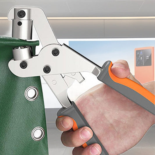 Punch Any Material Instantly! No-Strain Grommet Hole Pliers