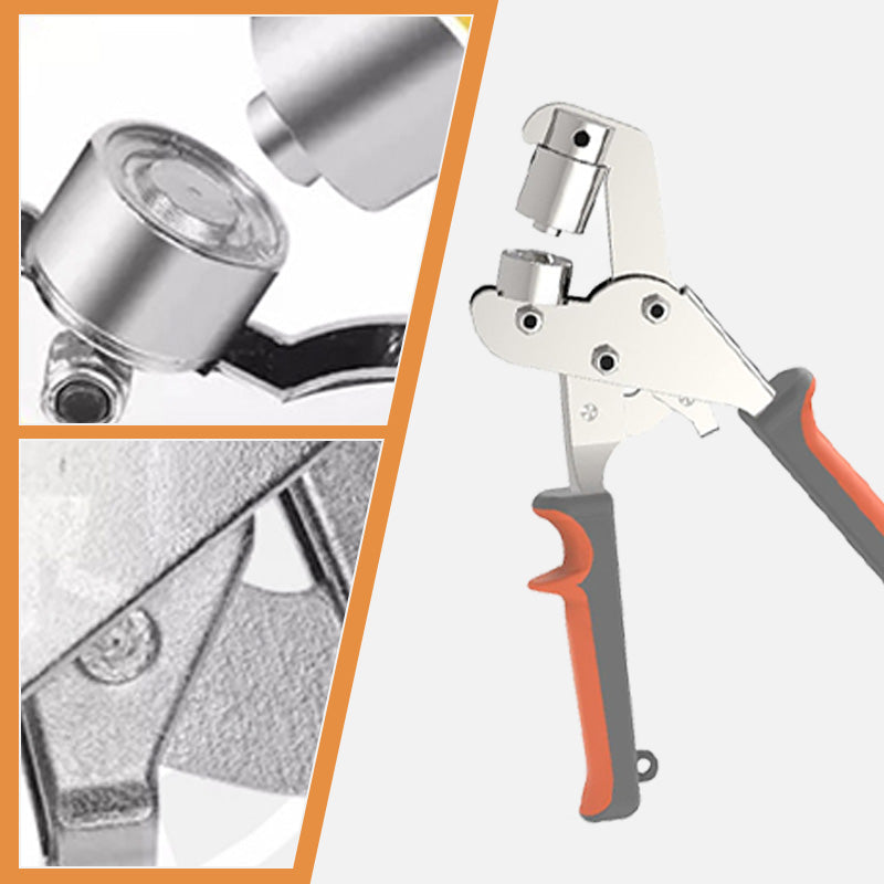 Punch Any Material Instantly! No-Strain Grommet Hole Pliers