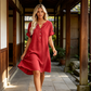 🥳2026 HOT SALE🥳Women's V-Neck Tunic Dress – Relaxed Fit, Pockets & Breathable