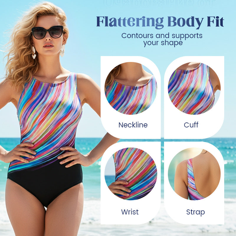 🏖️Summer Hot Sale 50% OFF🏝️Women's Printed One-Piece Swimsuit🩱