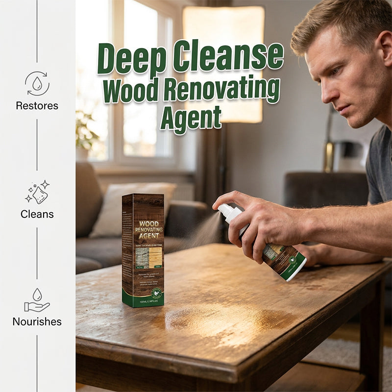 Restore Dull Wood Instantly! Deep-Cleaning Wood Renovating Agent