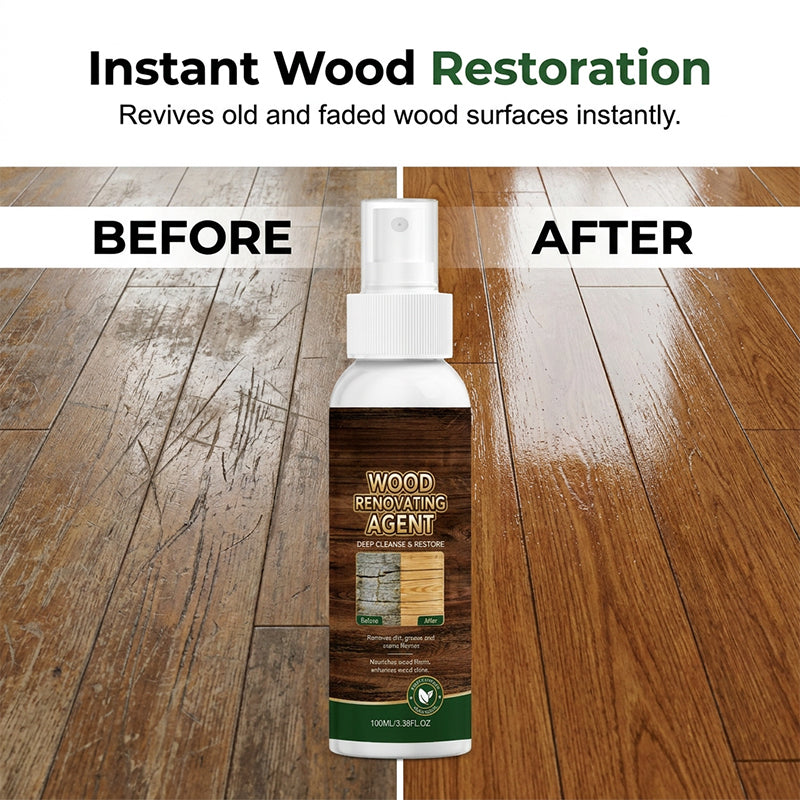 Restore Dull Wood Instantly! Deep-Cleaning Wood Renovating Agent