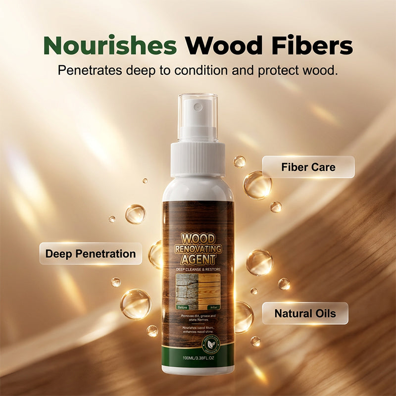 Restore Dull Wood Instantly! Deep-Cleaning Wood Renovating Agent