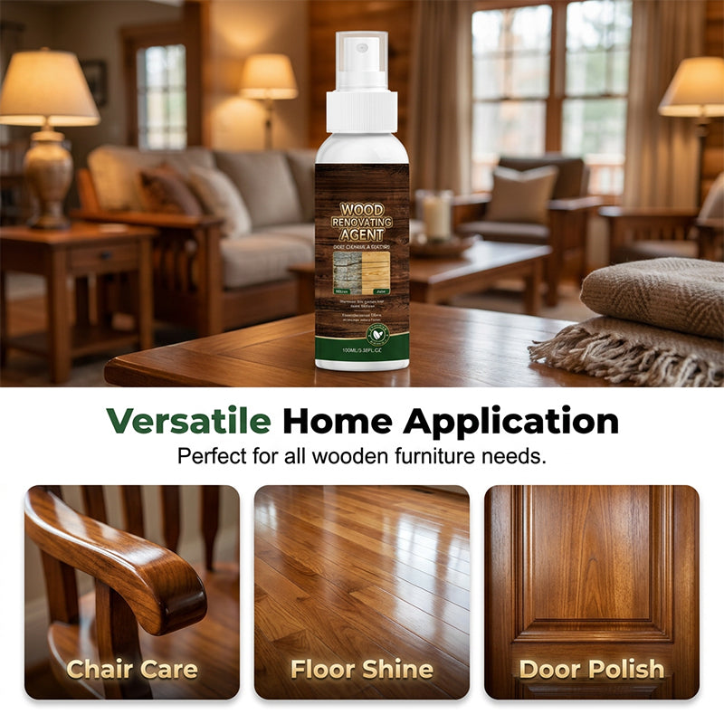 Restore Dull Wood Instantly! Deep-Cleaning Wood Renovating Agent
