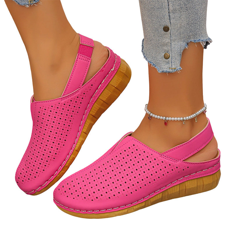 Cushioned Sole Sandals – Breathable Hollow-Out Design