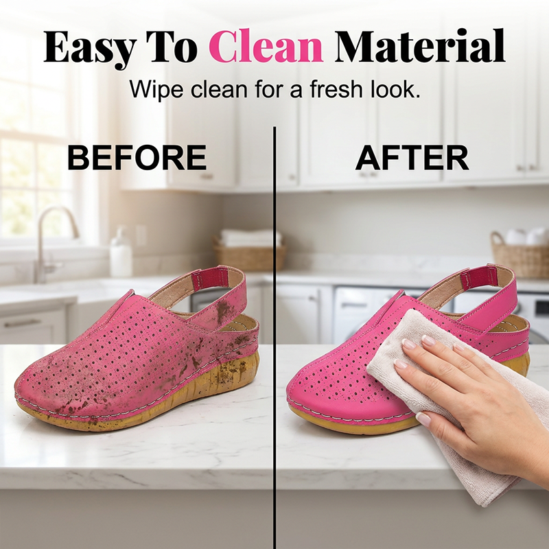 Cushioned Sole Sandals – Breathable Hollow-Out Design