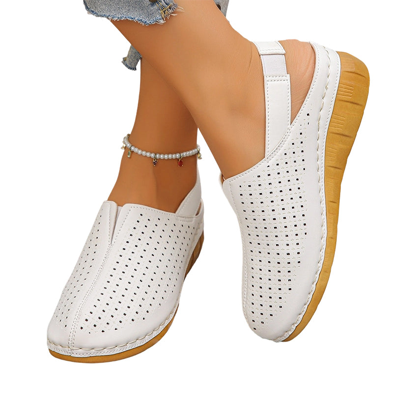 Cushioned Sole Sandals – Breathable Hollow-Out Design