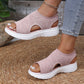 Women's Breathable Knit Platform Sandals👡 Air-permeable knit upper, cushioned sole & lightweight comfy summer footwear🇬🇧 ✨