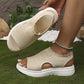 Women's Breathable Knit Platform Sandals👡 Air-permeable knit upper, cushioned sole & lightweight comfy summer footwear🇬🇧 ✨