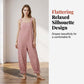 👗 50% OFF NOW! Relaxed Striped Jumpsuit – Breathable, Effortless Summer Style
