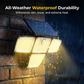 360° Solar Security Light – Motion Sensor & IP65 Weatherproof Design