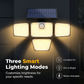 360° Solar Security Light – Motion Sensor & IP65 Weatherproof Design