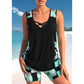 🏖️Summer Hot Sale 50% OFF🏝️✨Sporty Two-Piece Bathing Suit – Criss-Cross Neck, Boy Shorts, Quick-Dry 🏄‍♀️