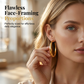 C-Shaped Hoop Earrings – Lightweight & Elegant Face-Framing Design