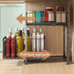 Organize Under Sink Instantly! Pull-Out 2-Tier Cabinet Shelf