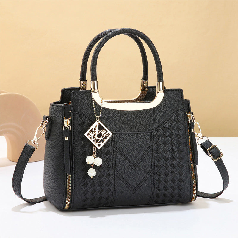 👜 LIMITED-TIME 50% OFF! ✨ V-Stitched Everyday Handbag – Multi-Compartment, Versatile Carry