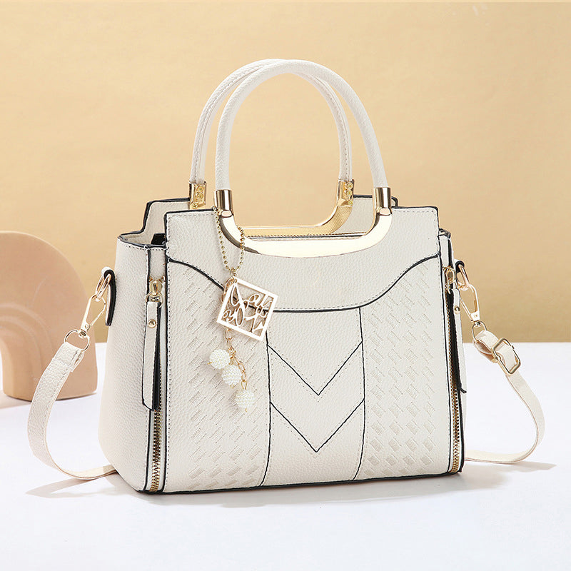 👜 LIMITED-TIME 50% OFF! ✨ V-Stitched Everyday Handbag – Multi-Compartment, Versatile Carry