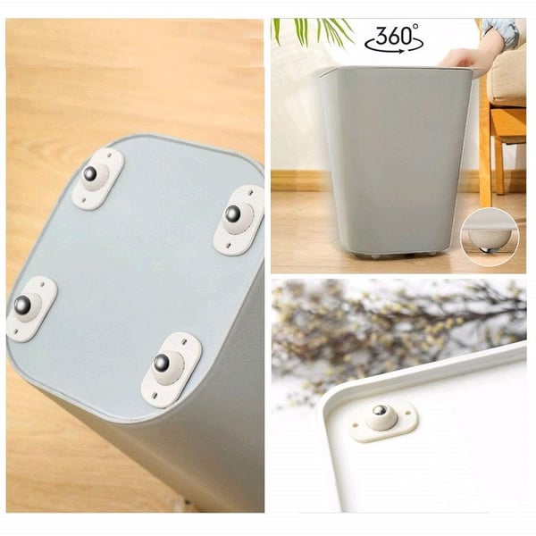 Move Storage Boxes Instantly! 360° Self-Adhesive Caster Wheels
