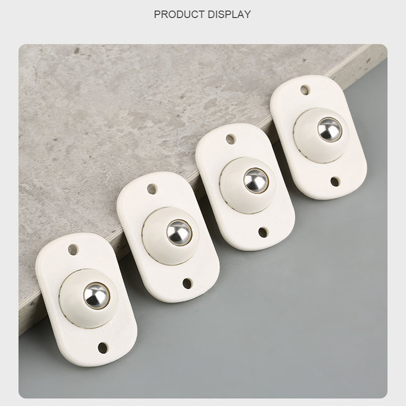 Move Storage Boxes Instantly! 360° Self-Adhesive Caster Wheels