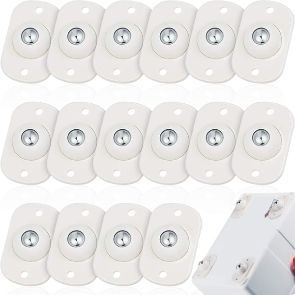 Move Storage Boxes Instantly! 360° Self-Adhesive Caster Wheels