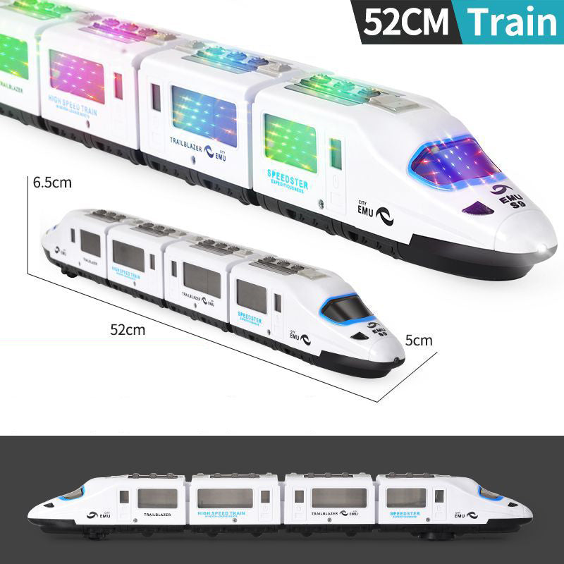 ⏳Time-Limited Special⏰Electric Bullet Train Toy – Light-Up, Bump & Go, with Music – Interactive design, perfect for toddlers – develops motor skills and imagination 🎶
