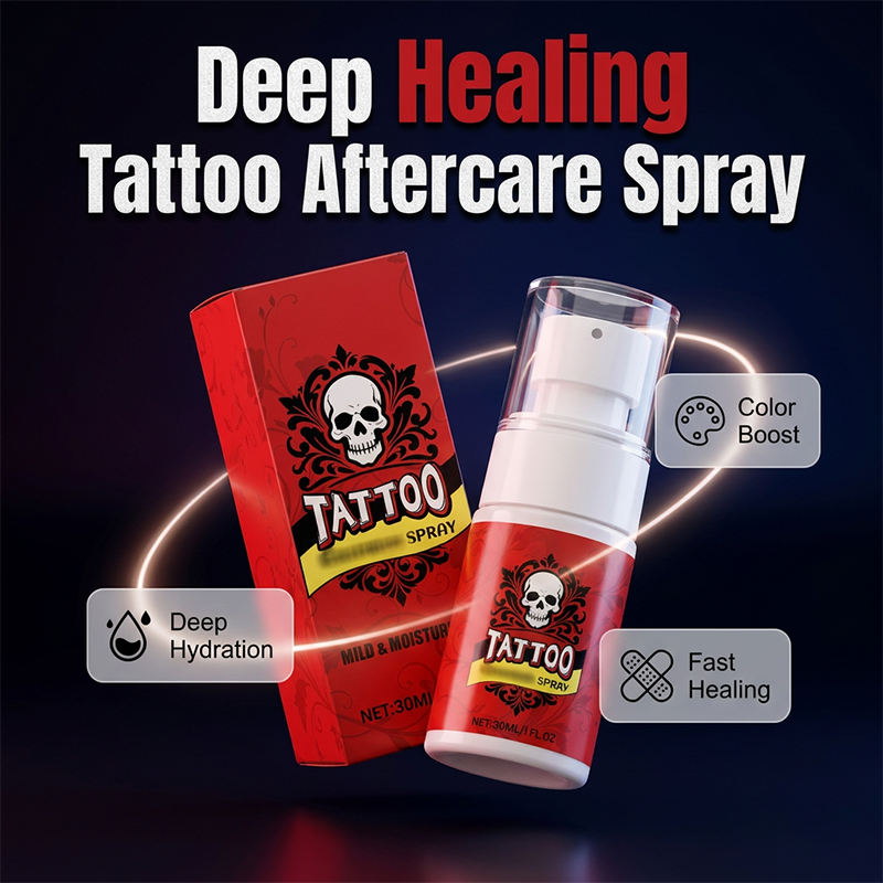 Deep Healing Tattoo Spray – Revive Vibrancy, Gentle Care