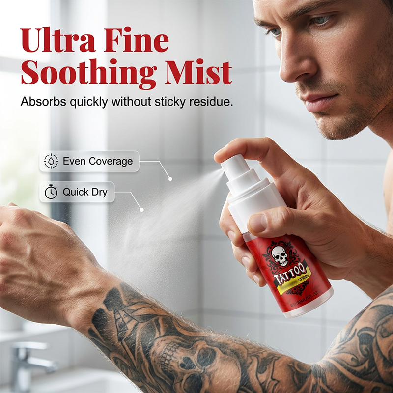 Deep Healing Tattoo Spray – Revive Vibrancy, Gentle Care