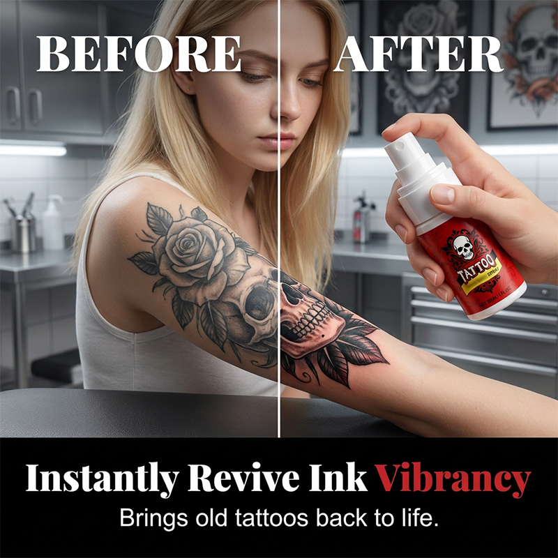 Deep Healing Tattoo Spray – Revive Vibrancy, Gentle Care
