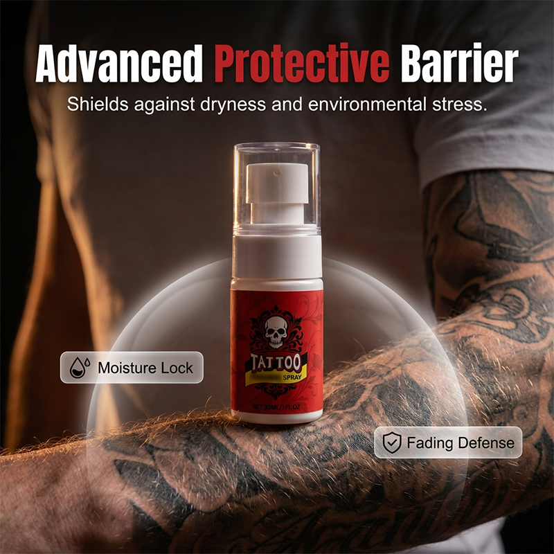 Deep Healing Tattoo Spray – Revive Vibrancy, Gentle Care