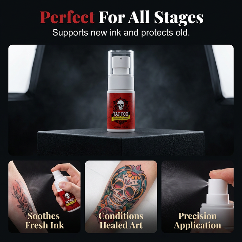 Deep Healing Tattoo Spray – Revive Vibrancy, Gentle Care