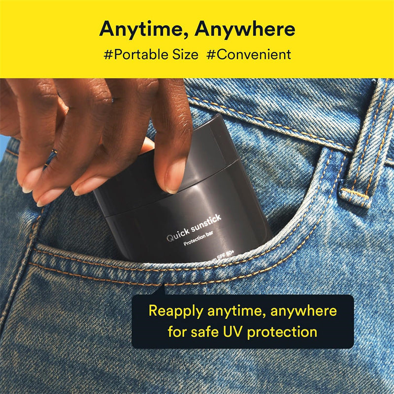 SPF 50+ Sunscreen Stick – Glides Clear, Portable Protection