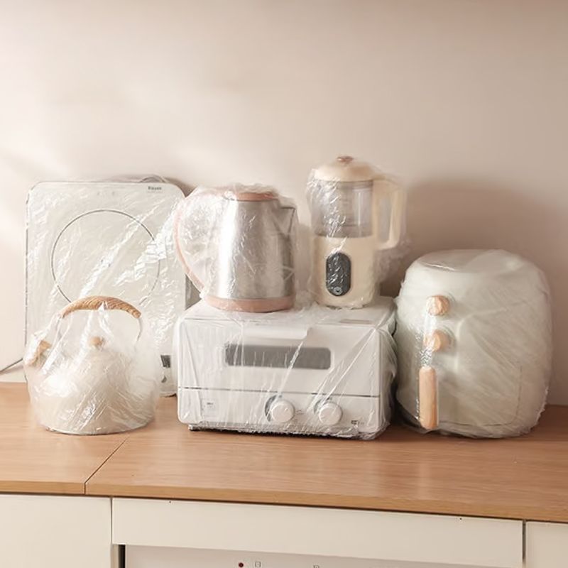 Keep Appliances Dust-Free Instantly! Stretchable Clear Dust Cover