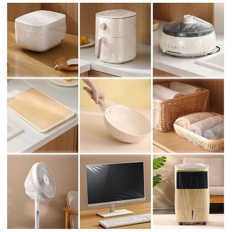 Keep Appliances Dust-Free Instantly! Stretchable Clear Dust Cover