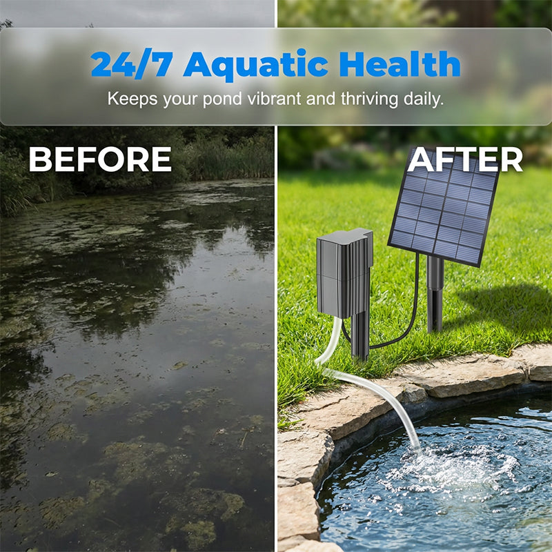 Solar Pond Aerator Kit – High-Efficiency & Easy Setup
