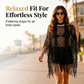 Summer Metallic Crochet Cover-Up – Lightweight, Flowy & Effortlessly Stylish summer outfit