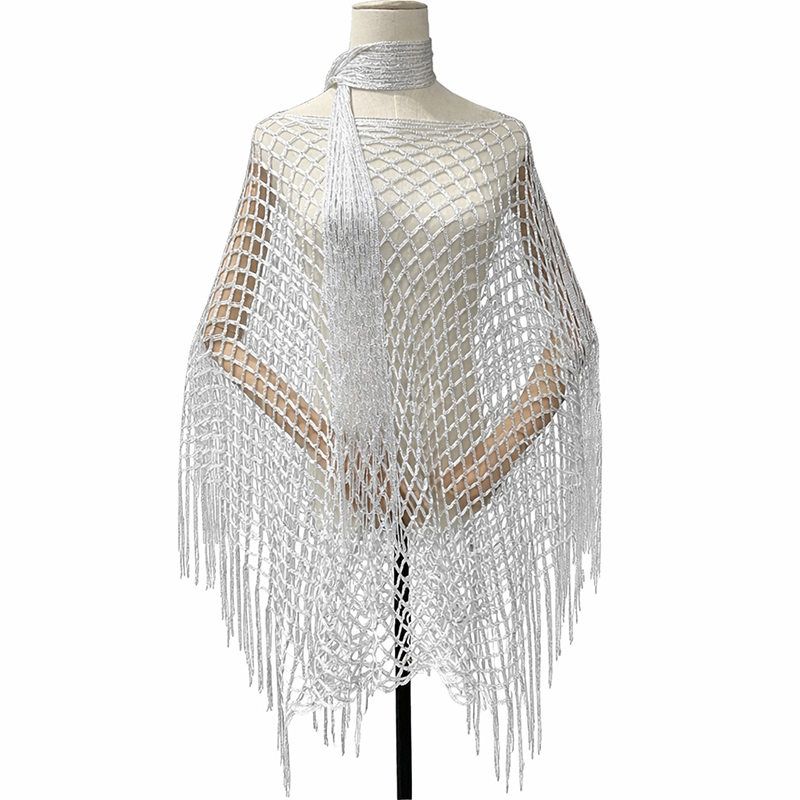 Summer Metallic Crochet Cover-Up – Lightweight, Flowy & Effortlessly Stylish summer outfit