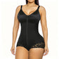 Zip-Up Shapewear Bodysuit – 360° Sculpt & Anti-Slip Lace