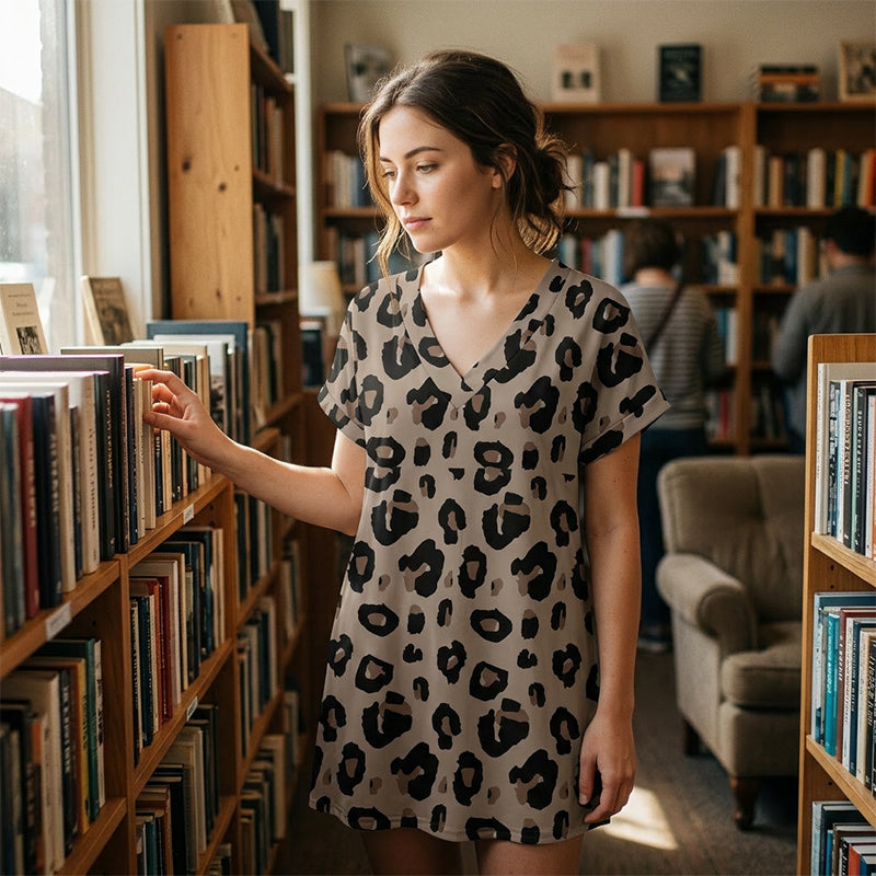 V-Neck Dress – Breezy, Pocketed & Effortless